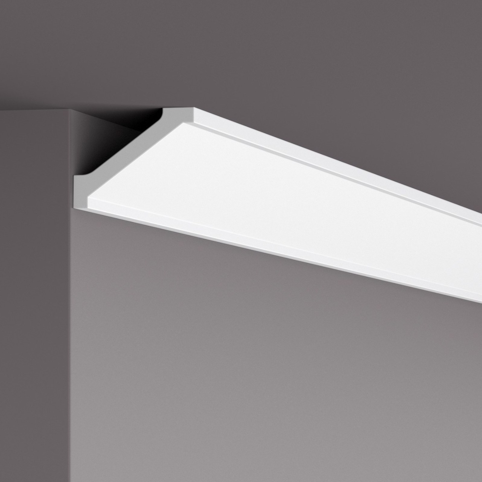 Потолочный плинтус под покраску NMC Wallstyl WT2 2000×90×75